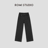 ROMI STUDIO“极简优雅”高支棉环保水洗立裁直筒牛仔裤 RWBWXD1597 商品缩略图0