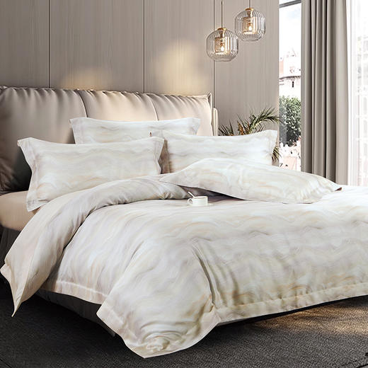 鑫缘 玉精纤维印花四件套 DXD0418-20 商品图3