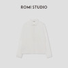 ROMI STUDIO“去繁就简”斜纹棉砂洗软糯宽松小翻领衬衣RW24LSY0791/RWCSSY2597【发货时效25天】 商品缩略图0