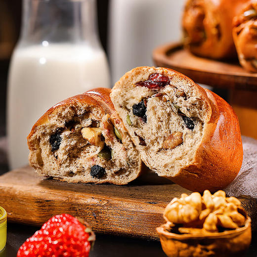 安居尔·黑麦卷芯列巴420g  有机黑麦粉+坚果含量≥30% 商品图6