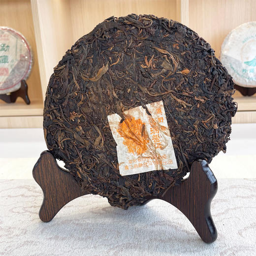 【经典茶】2002年黎明贡瑞原野香麒麟饼  麒麟清晰版 烟香好  原料非常经典 干仓真品经典老生茶 单片标价 商品图10