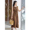 剩S/L 米思阳2025夏季新款咖啡色连衣裙5M25BL1472 商品缩略图0