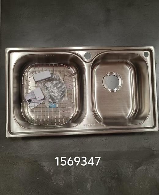 艾肯不锈钢居家双槽EC-52103U 商品图0