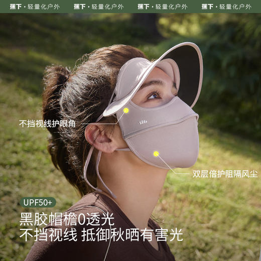蕉下帽檐款舒感特护面罩SS44424 商品图5