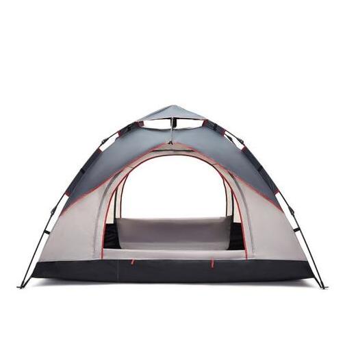 外交官自动帐篷-黑配灰-小号（2-3人）DFJ-102 商品图0