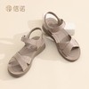 信诺真皮舒适妈妈凉鞋2025夏季新款软底女鞋外穿轻便平底中老年鞋5L618-23 商品缩略图5