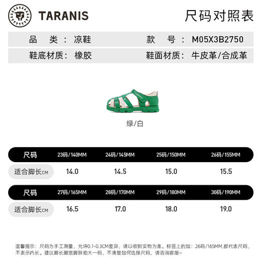泰兰尼斯2025新款女童透气男童休闲包头凉鞋 商品图7