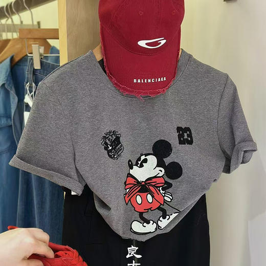 【部分现货】良木礼米奇休闲短T（992565） 商品图1