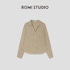 ROMI STUDIO“复古松弛”100%色织亚麻洗水做旧翻领衬衫 RWCSSY2039 商品缩略图0