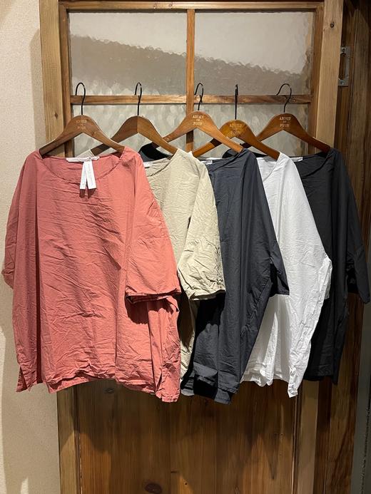 ALBUM DI FAMIGLIA 简约款棉质T恤上衣 商品图1