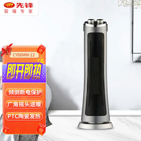 先锋(取暖器暖风机HN413PS-20 电暖器家用塔式摇头电暖气2000W速热2挡调温电暖器