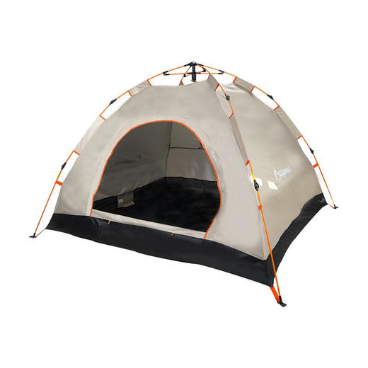 外交官自动帐篷-米配黑-大号（3-4人）DFJ-112 商品图0