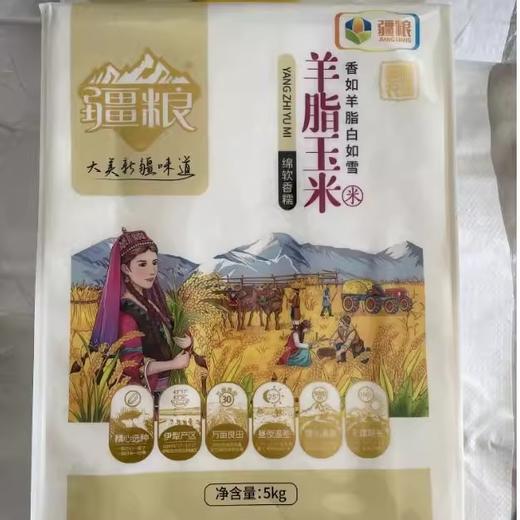疆粮·羊脂玉米5kg  香如羊脂白如雪 品质大米“雪水胚芽米” 商品图1