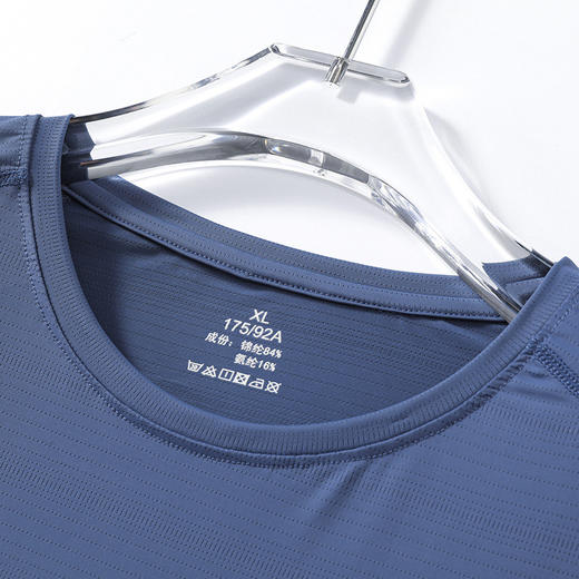 买一送一夏季新款印花冰丝t恤男情侣T恤运动休闲跑步健身透气短袖男士户外速干衣T恤女 商品图2