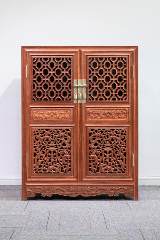 红桥红  家具严选  缅甸花梨（大果紫檀）【106 佳士得清风明韵 方角柜】 商品图0