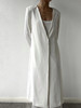 ranyepersonal｜coat 垫肩低胸系带后网纱拼接宽松西装大衣  [ 白LELUXE22CO01 ] 商品缩略图2
