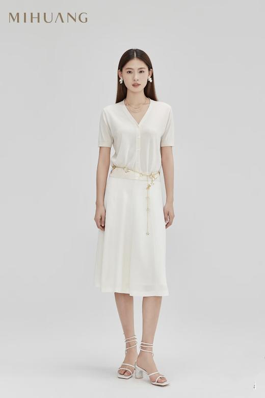 米皇V领短袖女开衫 商品图2