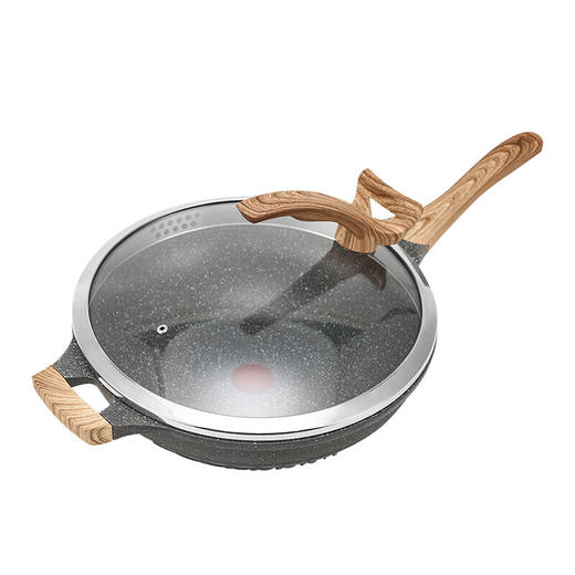 红点抗菌麦饭石不粘炒锅DFS-C873 商品图0