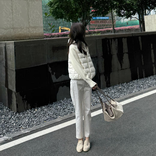 ROMI STUDIO“简约优雅”棉质微弹九分休闲裤RW24WXH1338 商品图2