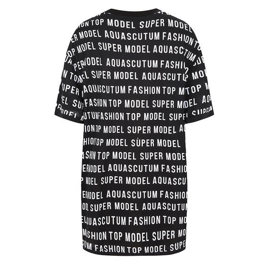 【海信嘉年华】Aquascutum雅格狮丹圆领短T-AW2233297-06黑白 商品图2