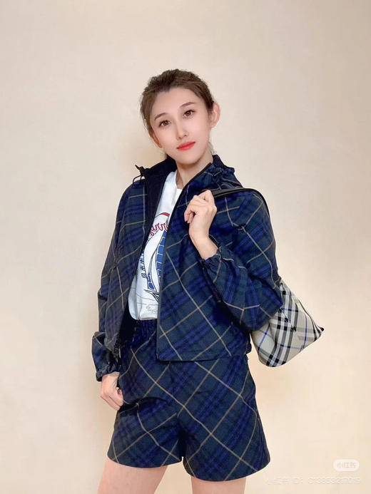 412-4 圆正渠道货 BB格子短裤  腰围77我穿8码 商品图2