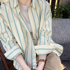 良木礼休闲条纹衬衫（731157）