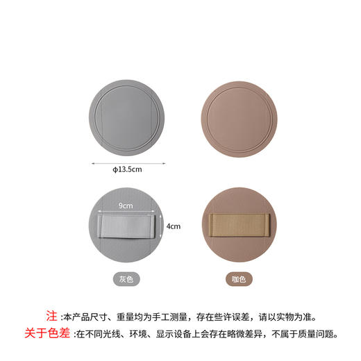 FaSoLa硅胶搓澡巾强力搓泥搓灰神器家用加厚圆饼洗澡刷无痛下泥去角质搓澡刷 商品图8