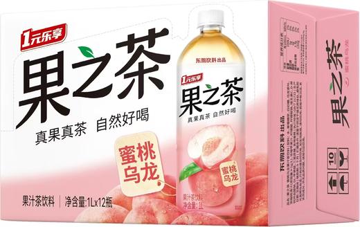 东鹏 果之茶 蜜桃乌龙1L*12 商品图0