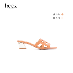 heelz设计师手工鞋履 ｜H繁花小牛皮度假凉鞋4.5公分