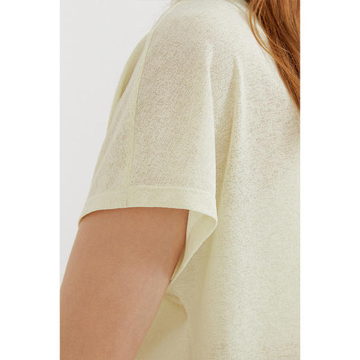 跃牌【洛水之神系列】罩衫夏季清新短袖宽松瑜伽训练T恤轻薄透气凉爽瑜伽上衣LN45 商品图3