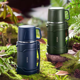 途游户外保温壶绿色10402DTYH-1200GN 1200ml