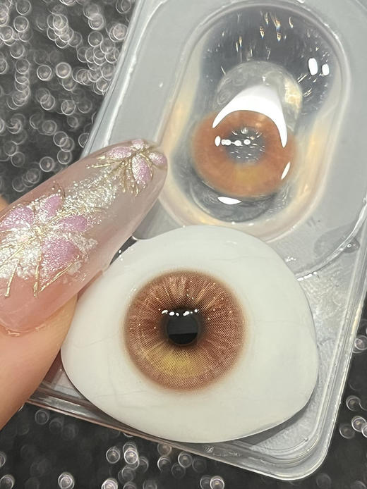 HUOHUOCON 神谕之光 半年抛 两片 14.5mm 参考着色 13.9mm 基弧 8.5 含水 40% 新锐国货 商品图3