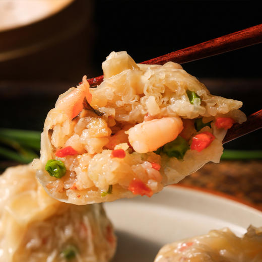 纸皮烧麦苏州特产梅干菜香菇蛋黄糯米虾仁速食半成品儿童冷冻早餐 商品图2