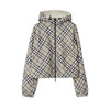 BURBERRY 巴宝莉 女士马术骑士徽标贴花短款双面格纹夹克外套 格子 8105824 B9629 商品缩略图0