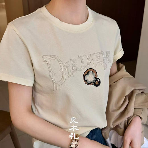 良木礼字母棉T（6939） 商品图0