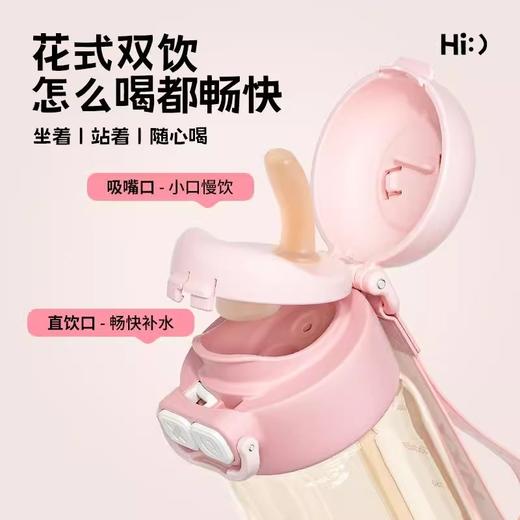 臻选一盖双饮PPSU悠悠乐享杯550ml多色可选（下单备注） 商品图1