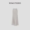 ROMI STUDIO“随性优雅”亚麻混纺立体斜裁高腰鱼尾半裙 RWCSXG1599 商品缩略图4