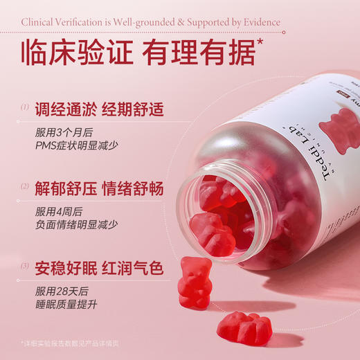 【保税】澳洲Unichi舒压小熊软糖 散郁舒压好心情 60粒/瓶 商品图0