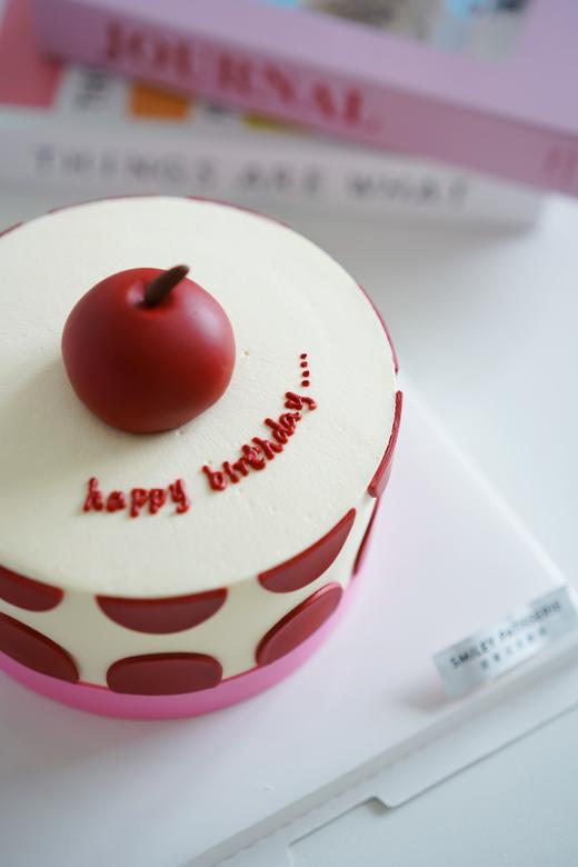 手绘奶油蛋糕 | 鲜果原味奶油 - 小苹果 商品图2