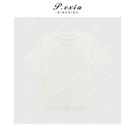 04-3潘依绣丁丁宠粉羊-毛双重领设计感假两件正肩短袖 ZZ0802 商品图2