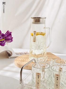 🔥顶流回归！原价200➕秒杀惊爆价💥39.9 😆❗️❗️专利产品，重磅归来❗去年热卖10w+一壶陪你走四季🤩『染可日式冰川纹玻璃六杯/一壶六杯套装』