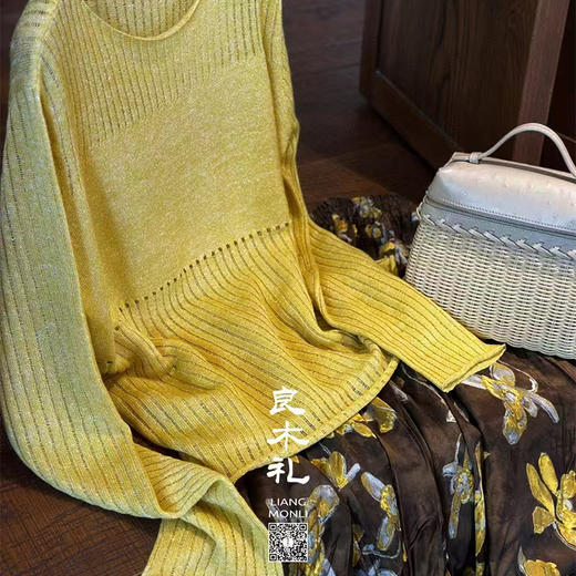 良木礼褶皱碎花长裙（032298） 商品图2