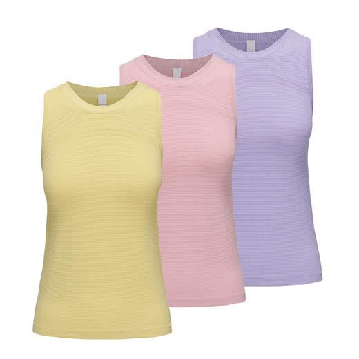 【路路精选】瑜伽服女无袖背心轻薄透气速干吸湿排汗罩衫跑步健身宽松运动背心 商品图1