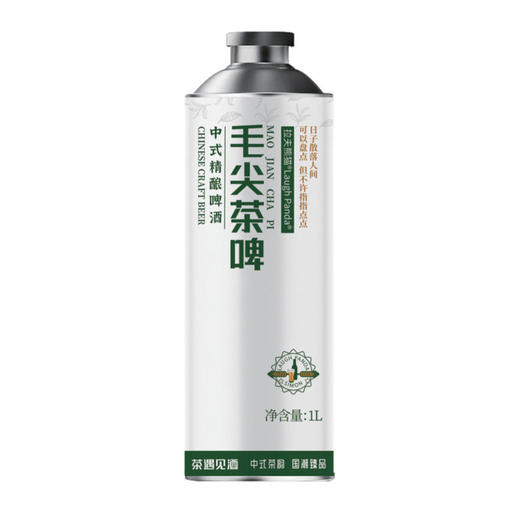 【套餐】拉夫熊猫 毛尖/龙井/茉莉花茶/蜜桃乌龙中式精酿啤酒茶啤 1L*4瓶 商品图4