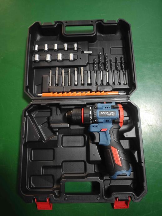 【货号07057】东科款16.8V锂电钻机头带套盒无刷电钻小钢炮电钻双速电钻机头 商品图2