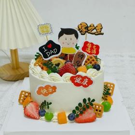 【帅气健康】 水果蛋糕