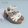 信诺真皮舒适罗马凉鞋女2025夏季新款外穿时尚气质百搭时装女鞋子X5L033-98 商品缩略图5
