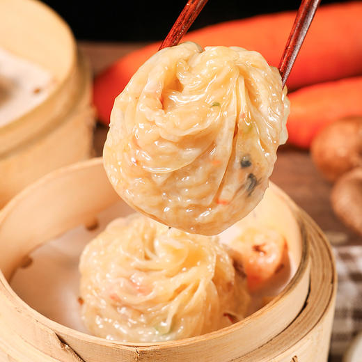 纸皮烧麦苏州特产梅干菜香菇蛋黄糯米虾仁速食半成品儿童冷冻早餐 商品图4