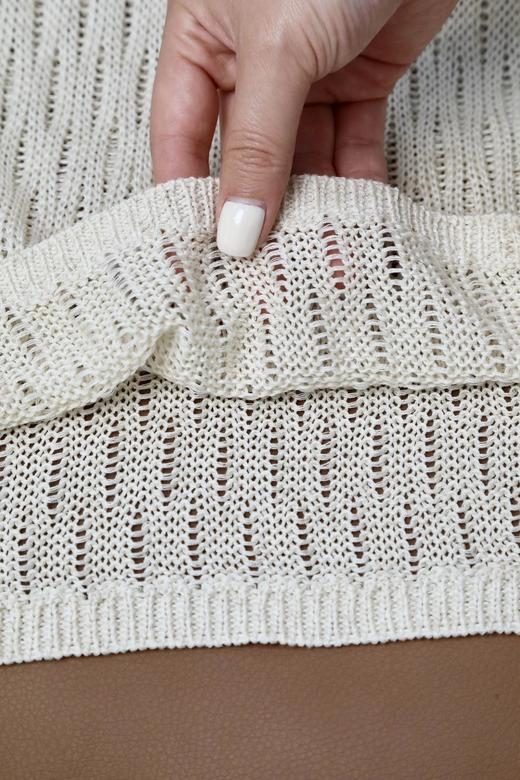 LPIUTY品牌直发！镂空短袖针织衫 C067793 商品图7