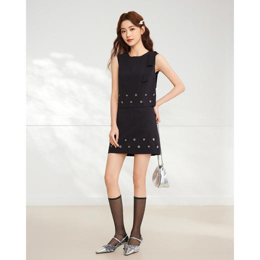 IEF/爱依服2025时尚套装夏季 法式名媛气质通勤显瘦上下套裙DZ42995- 商品图1